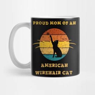 american wirehair cat mom Mug